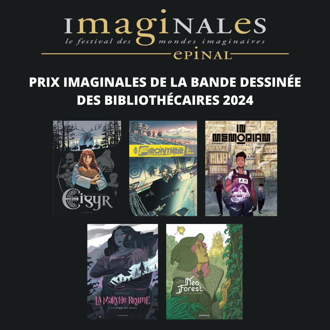 La sélection du Prix Imaginales de bande dessinée des bibliothécaires 2024 !
